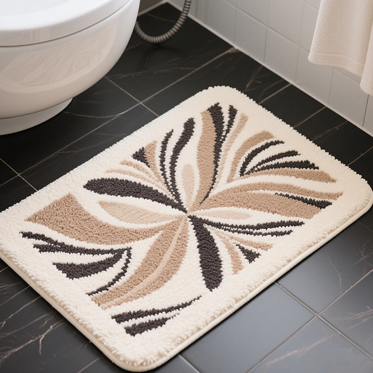 Tapis de sol de salle de bain absorbant la mode