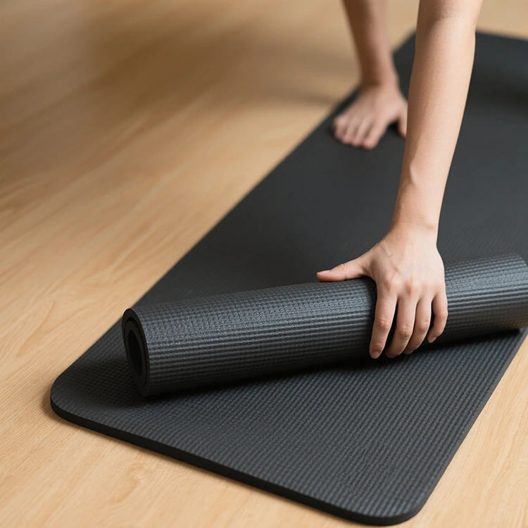 Tapis de yoga en caoutchouc antimicrobien sans glissement