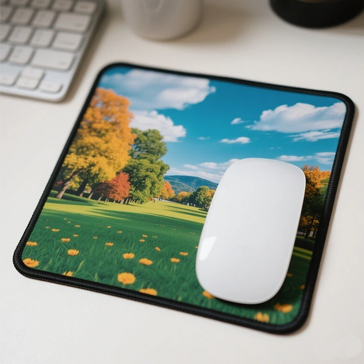 Pad de souris en caoutchouc imprimé