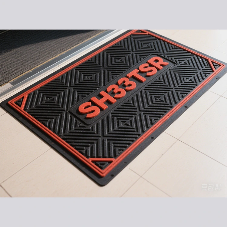 Tapis de sol d'entrée en caoutchouc